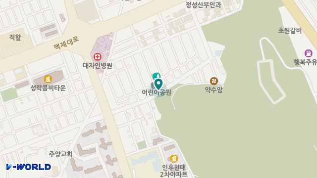 "(A) 엔젤노인복지센터" 위치 지도