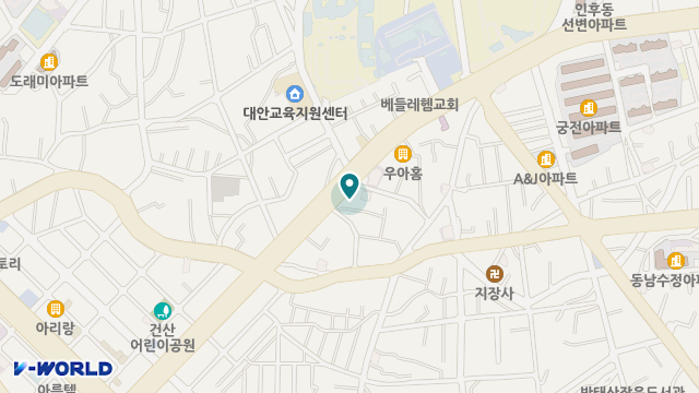 코리아복지요양센터 위치 지도