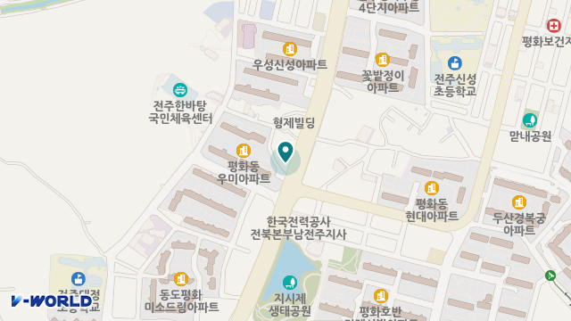 사랑방노인복지센터 위치 지도