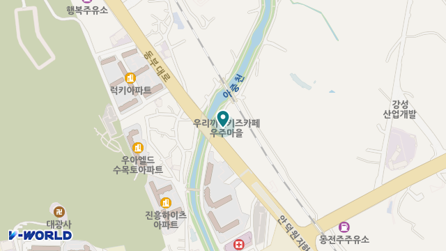 우아재가복지센터 위치 지도
