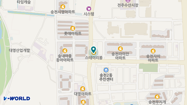 초록나무재가복지센터 위치 지도