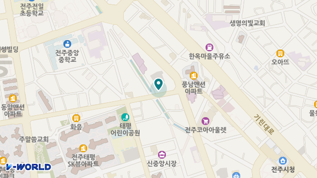 전주부모사랑노인복지센터 위치 지도