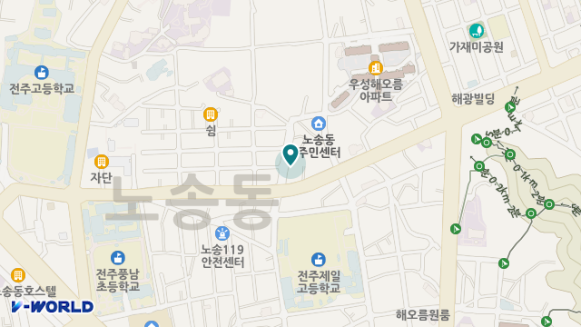 예향복지센터 위치 지도