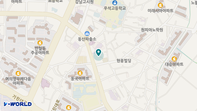 샘물복지센터 위치 지도
