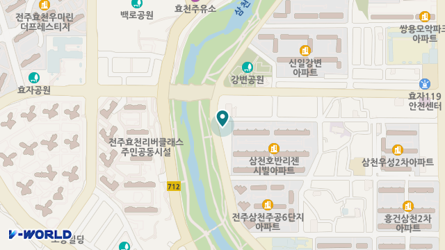 효드림노인복지센터 위치 지도