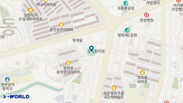 평화재가복지센터 위치 지도