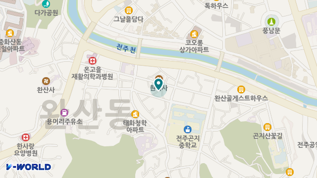 더편안재가복지센터 위치 지도