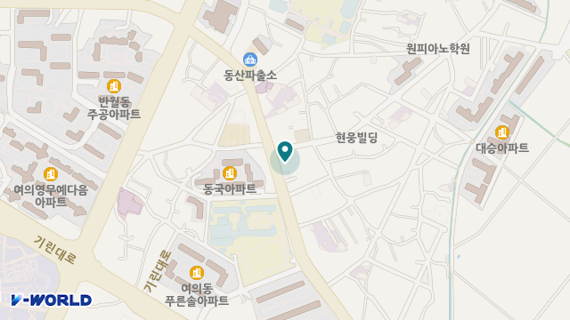 동산노인재활주간보호센터 위치 지도