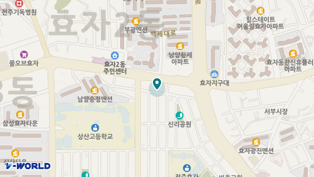 효성노인복지센터 위치 지도