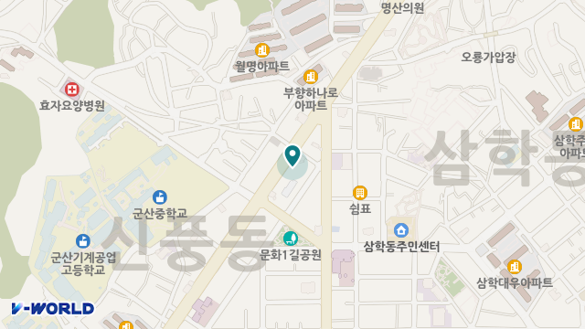 샬롬노인복지센터 위치 지도