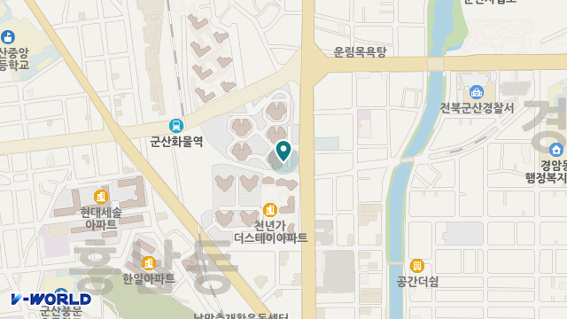 정강복지센터 위치 지도