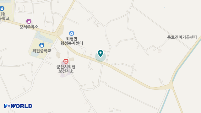 영광재가복지센터 위치 지도