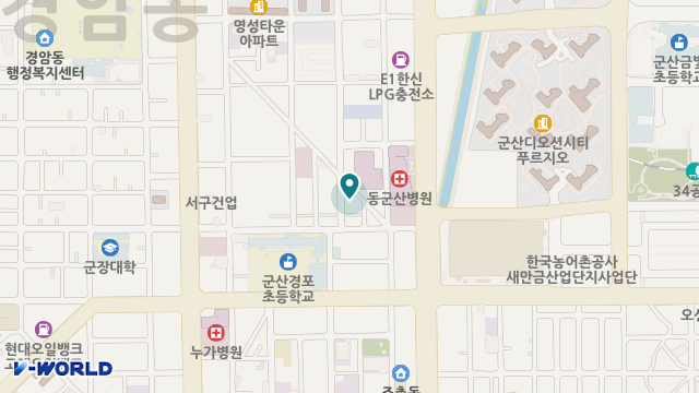군산의료보조공학센터 위치 지도
