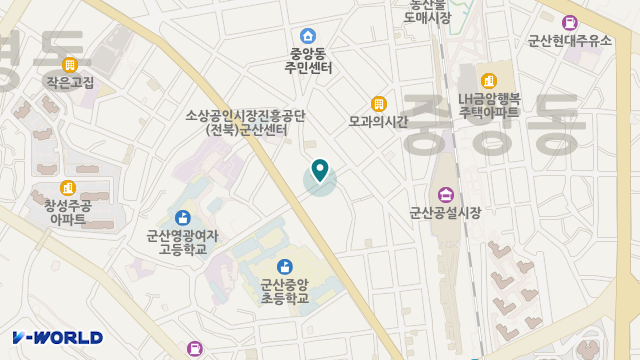 군산돌봄재가노인복지센터 위치 지도