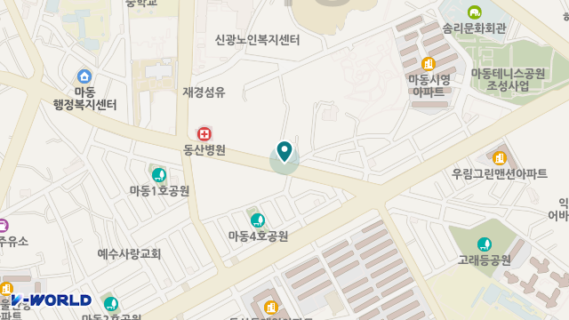 행복한우석복지센터 위치 지도
