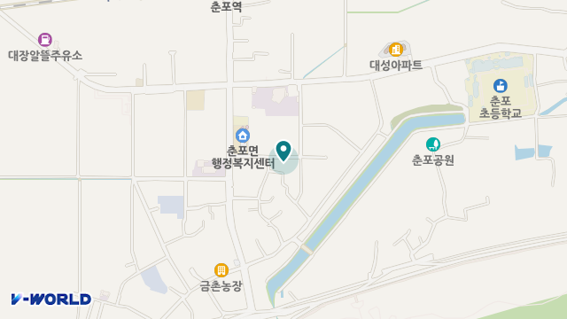 가족재가노인복지센터 위치 지도