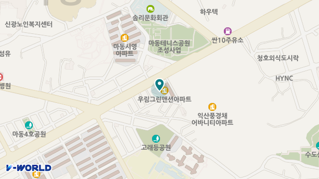 아주의료기 위치 지도
