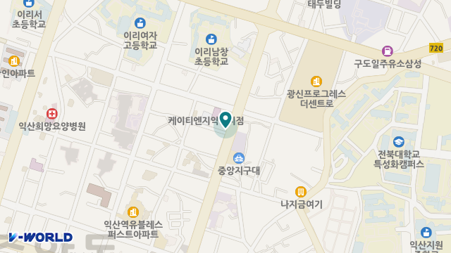 정세의료기 위치 지도