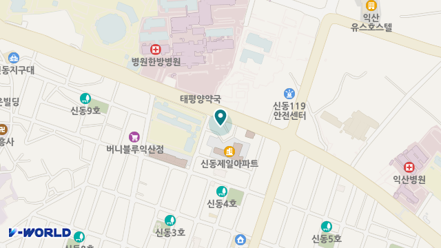 희망의료기 위치 지도