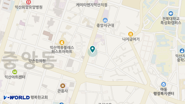 익산 참사랑재활주간보호센터 본점 위치 지도