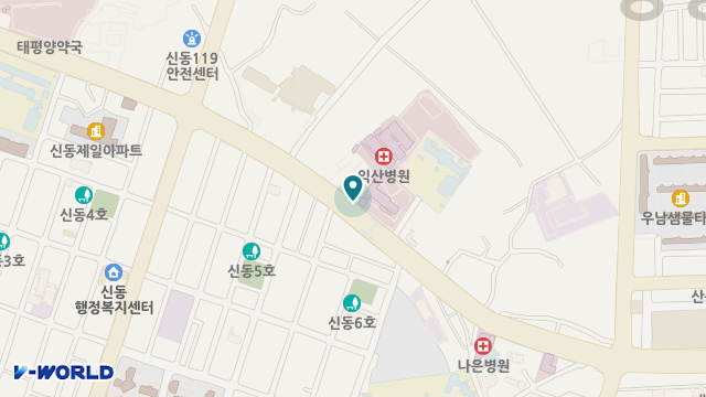 익산의료기 위치 지도