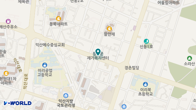 정다운재가복지센터 위치 지도