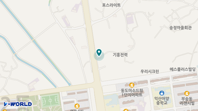 은목재가복지센터 위치 지도