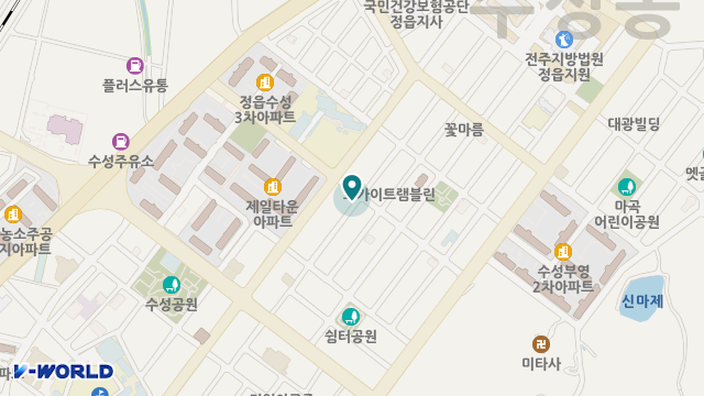 팔복재가복지센터 위치 지도