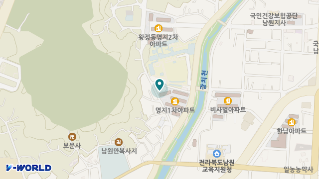 우리노인복지센터 위치 지도