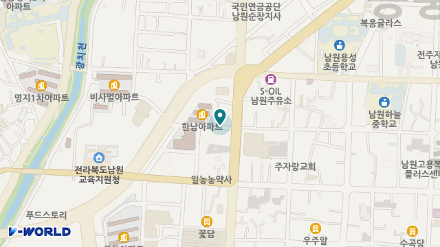 남원의료기상사 위치 지도