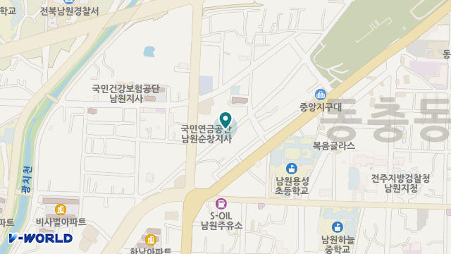 남원가톨릭재가노인복지센터 위치 지도