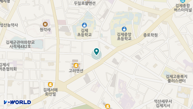 김제새만금요양센터 위치 지도