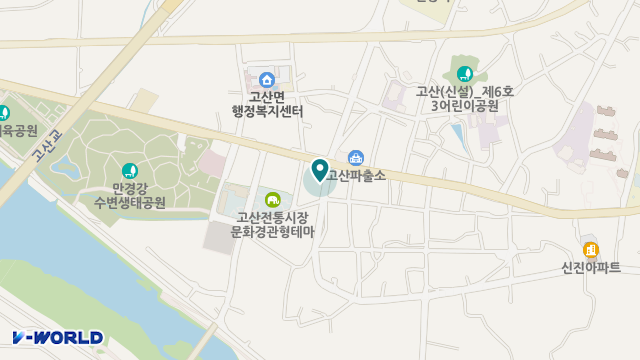 고산효사랑주간보호센터 위치 지도
