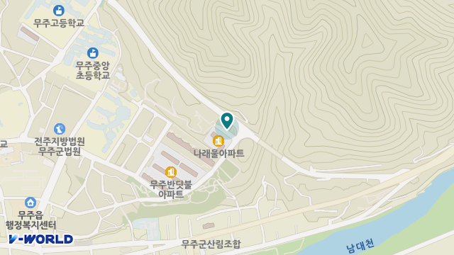 무주 온누리 재가복지센터 위치 지도