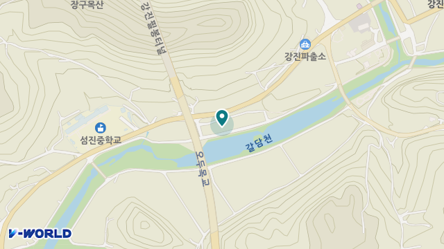 강진노인복지센터 위치 지도