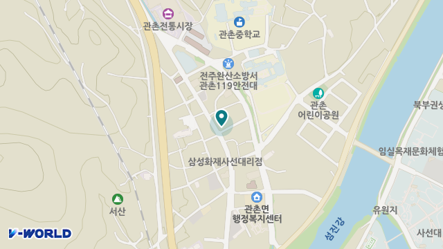 희망의료기 위치 지도