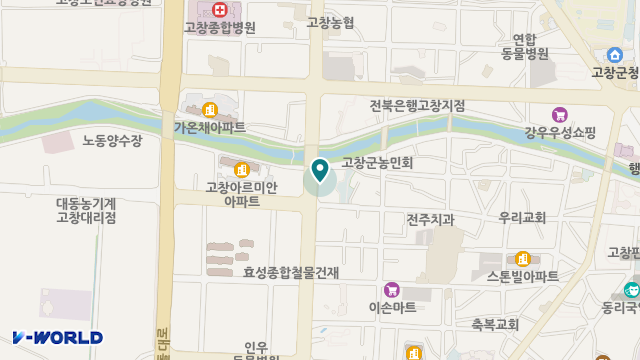 희망노인복지센터 위치 지도