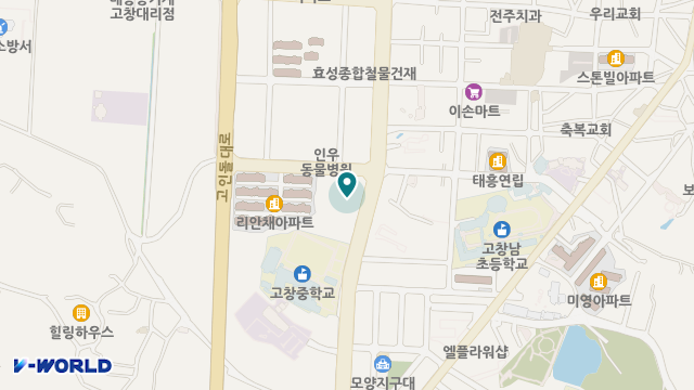 한사랑노인복지센터 위치 지도
