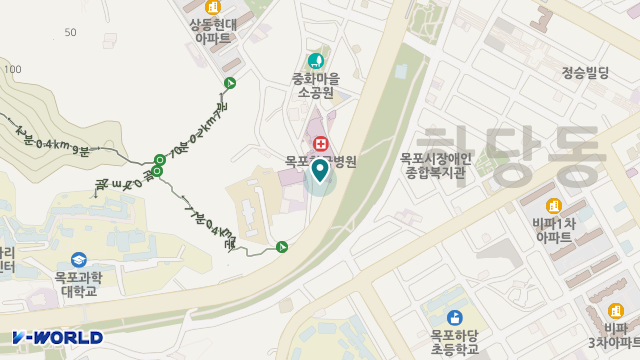 평화의료기 위치 지도