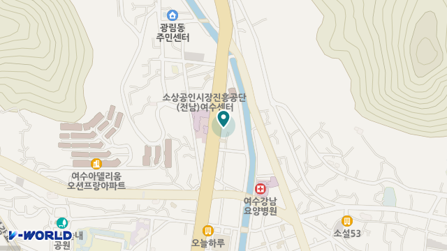 여수의료기복지용구센터 위치 지도