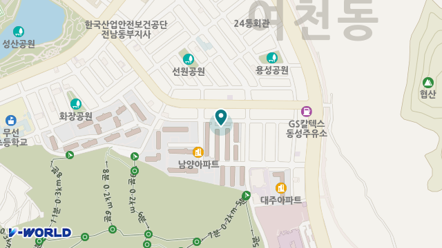 쌍봉 노인복지센터 위치 지도