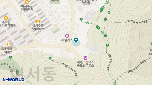 여수시다은노인복지센터 위치 지도