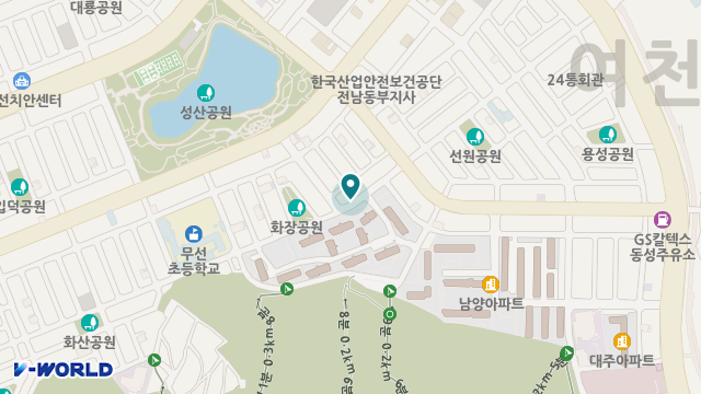 루하노인복지센터 위치 지도