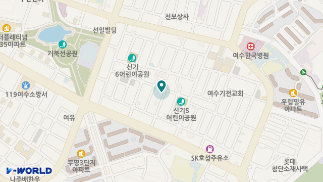 남해복지센터 위치 지도