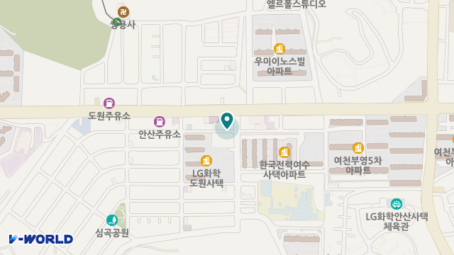 사율노인복지센터 위치 지도