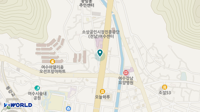 여수에덴노인복지센터 위치 지도