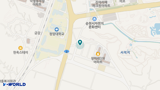 순천남산복지센터 위치 지도