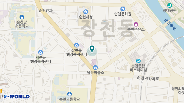 희망복지센터 위치 지도