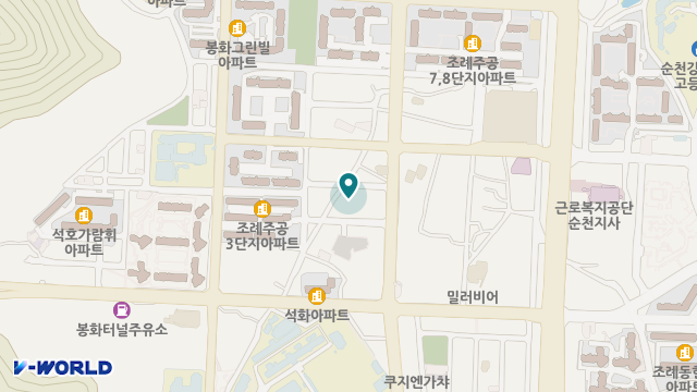 남순천노인복지센터 위치 지도