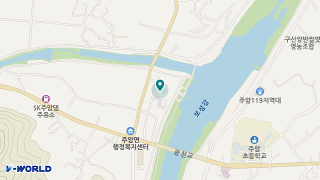 주암노인복지센터 위치 지도